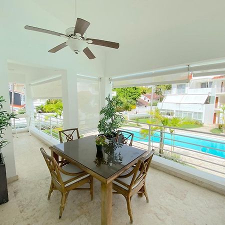 Blue Ocean Beachfront Villas & Apartments - Wifi, Pool, Bbq, Playa Los Corales 蓬塔卡纳 外观 照片