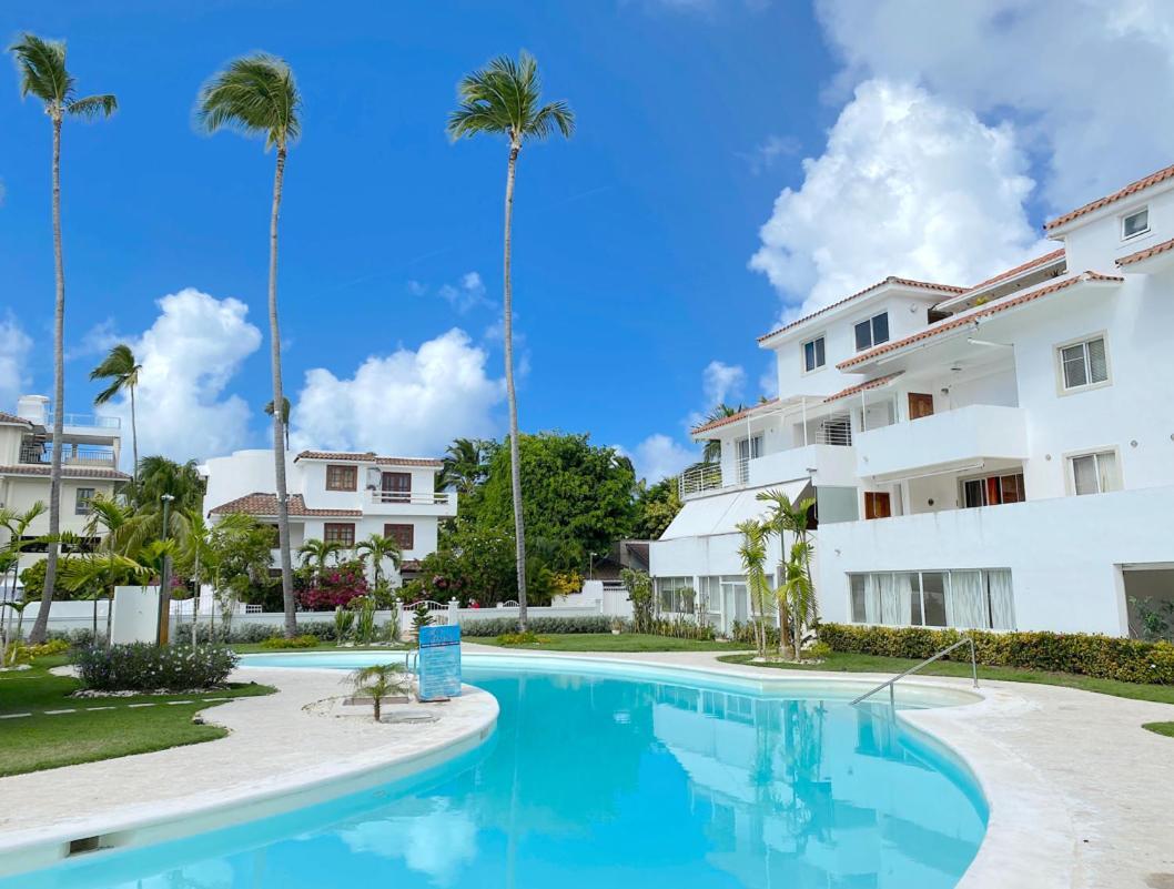 Blue Ocean Beachfront Villas & Apartments - Wifi, Pool, Bbq, Playa Los Corales 蓬塔卡纳 外观 照片